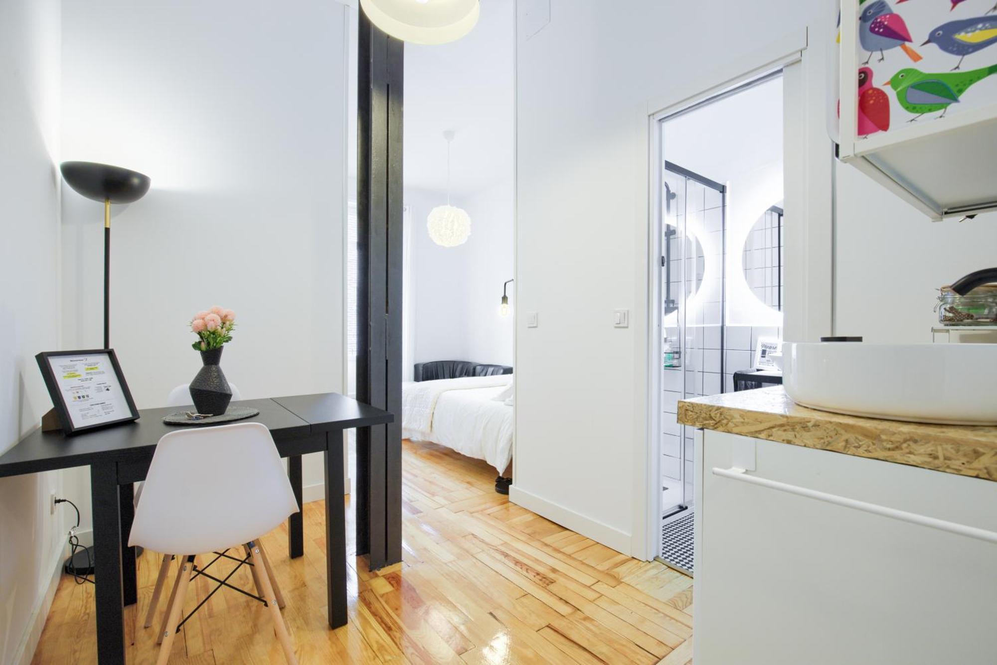 Mezzanine Orange Daire Madrid Oda fotoğraf