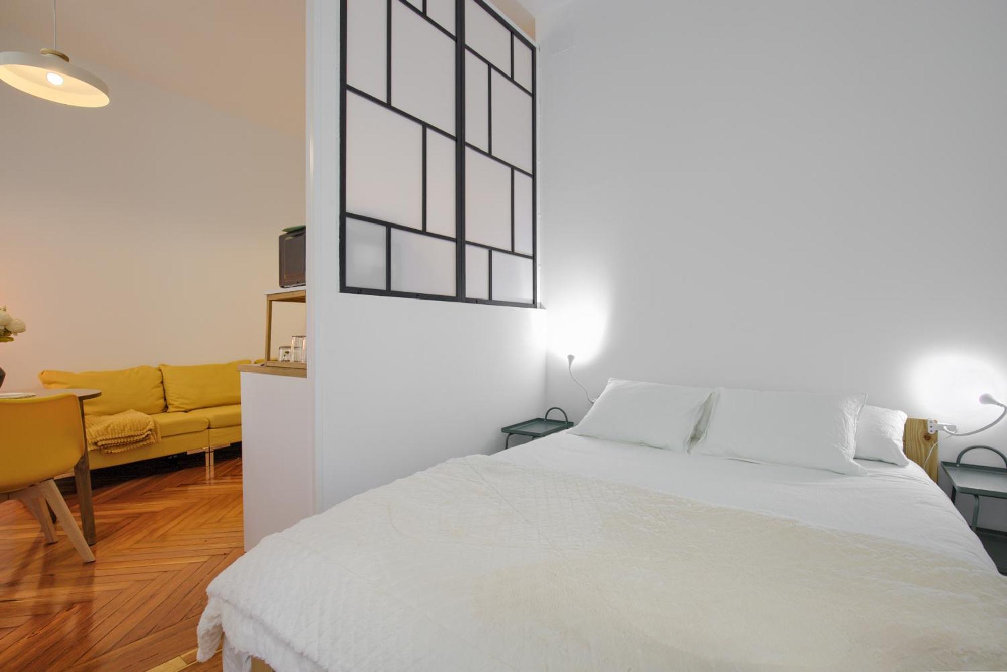 Mezzanine Orange Daire Madrid Oda fotoğraf