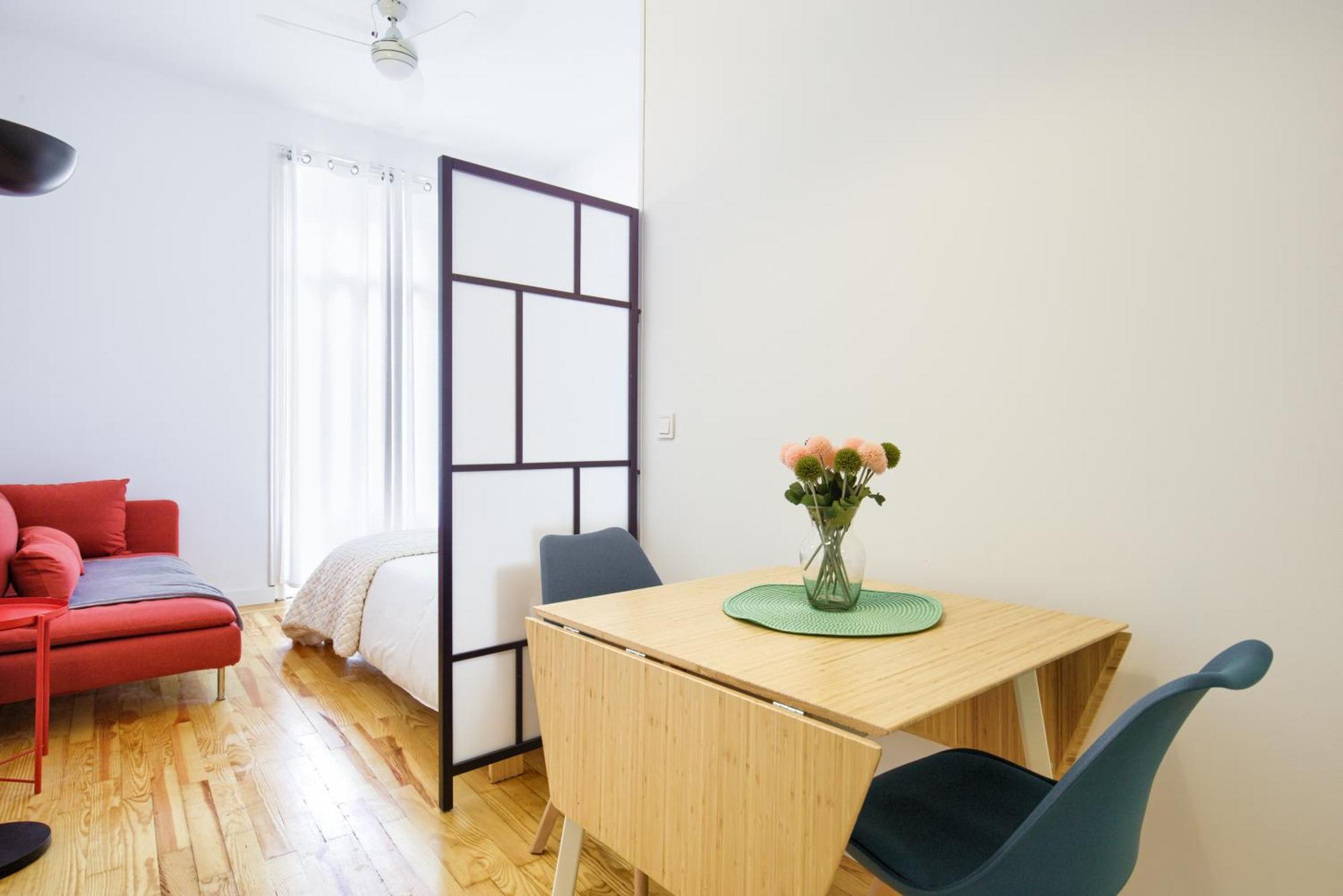 Mezzanine Orange Daire Madrid Oda fotoğraf