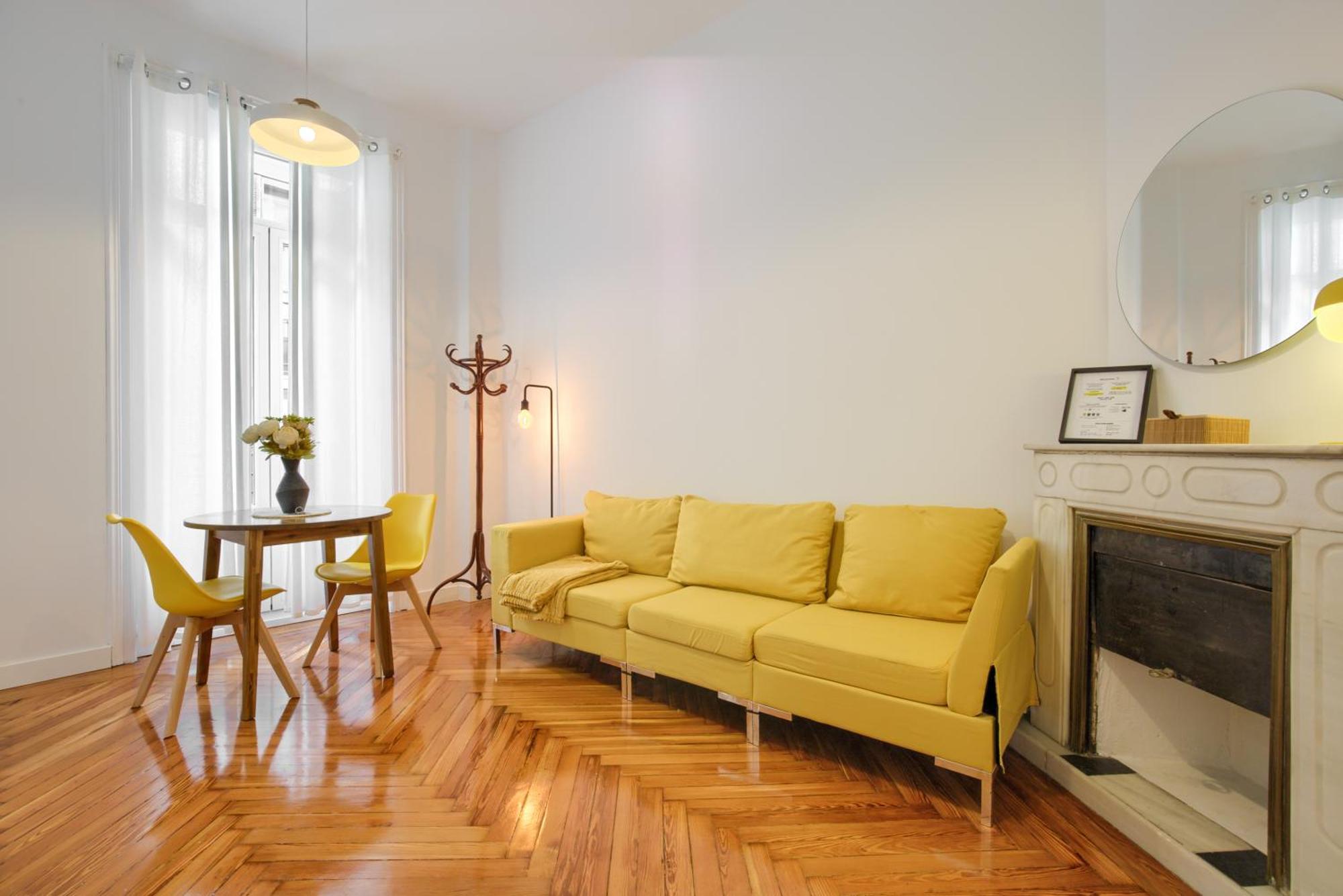 Mezzanine Orange Daire Madrid Oda fotoğraf